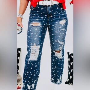 Woman's STAR ⭐️ Denim Jeans  size medium